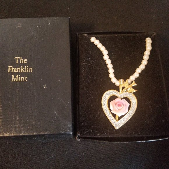 RARE vintage The Franklin Mint pearl necklace - Picture 2 of 9